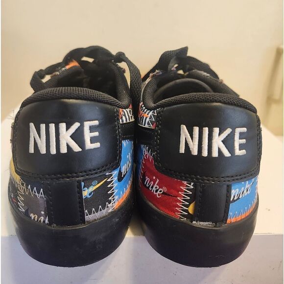 Rare Nike "Patchwork Blazer" Low Top Canvas Mens Sneakers Sz.8.5/ Womens 9.5 - Picture 6 of 8